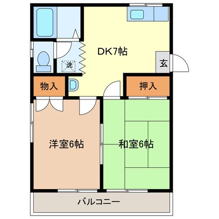 エルフロードの物件間取画像